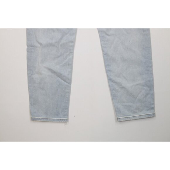 Express Womens 6 Distressed Marketing Sample Stretch Skinny Leg Denim Jeans Blue - Picture 14 of 14